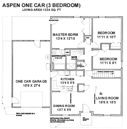 Aspen 3 Bedroom 